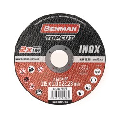 ΔΙΣΚΟΣ ΚΟΠΗΣ INOX-CD TOPCUT BENMAN 180x1