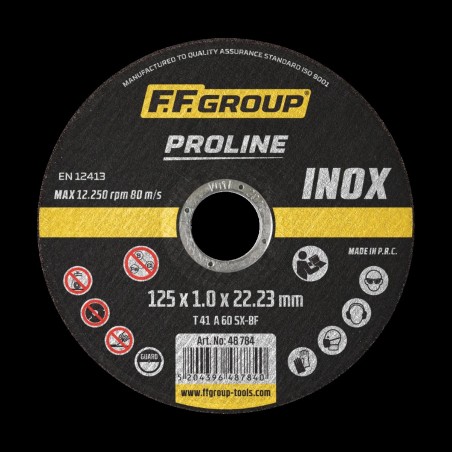ΔΙΣΚΟΣ ΚΟΠΗΣ INOX-CD PROLINE, 115x1.0mm, F.F. GROUP